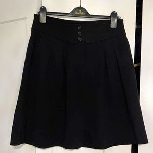 EUC Banana Republic Stretch Cotton Button Front Mini Skirt